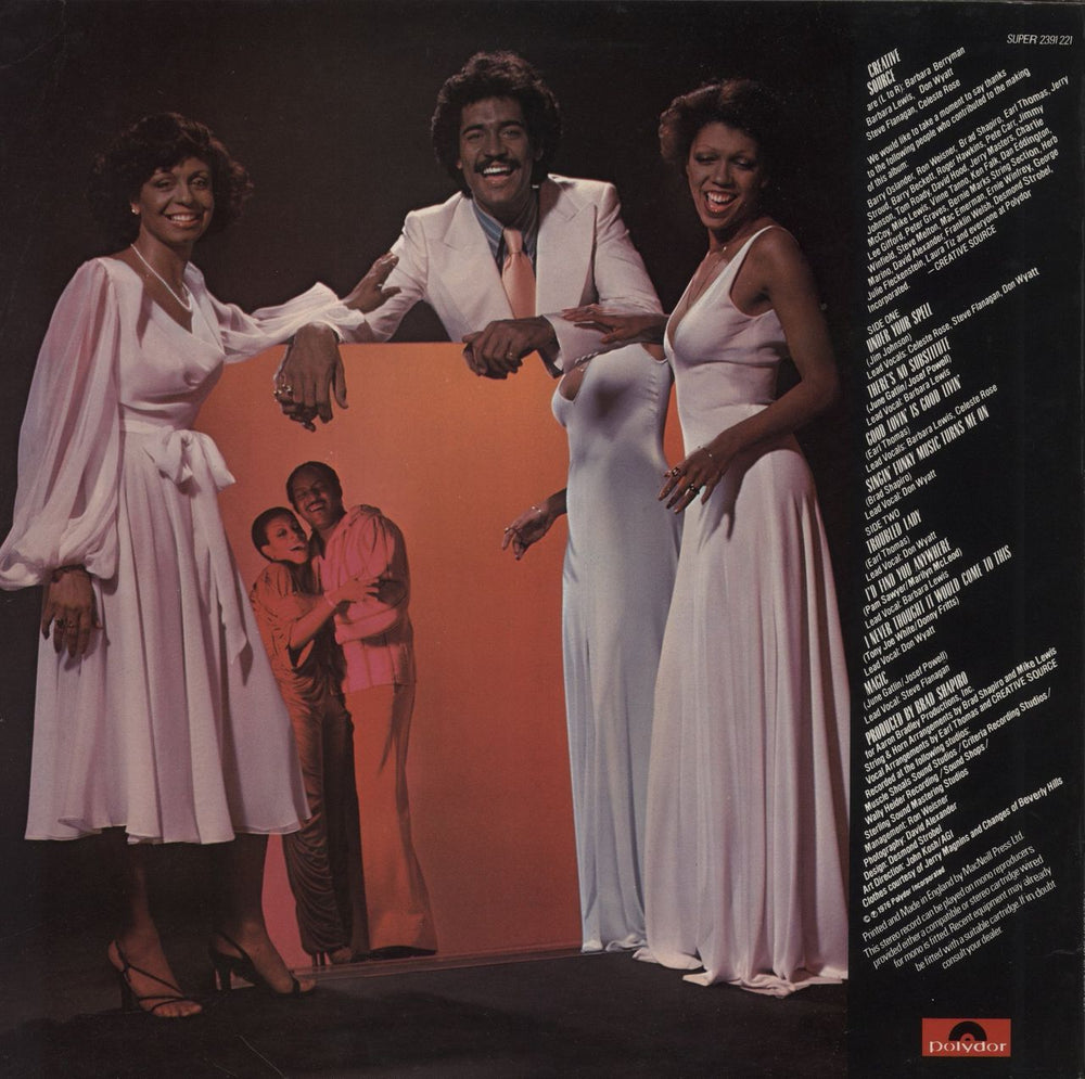 Creative Source Consider The Source UK vinyl LP album (LP record)