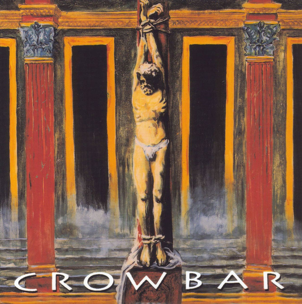 Crowbar Crowbar - Coke Bottle Clear w/ Neon Orange Heavy Splatter vinyl US vinyl LP album (LP record) EOM-LP-46401