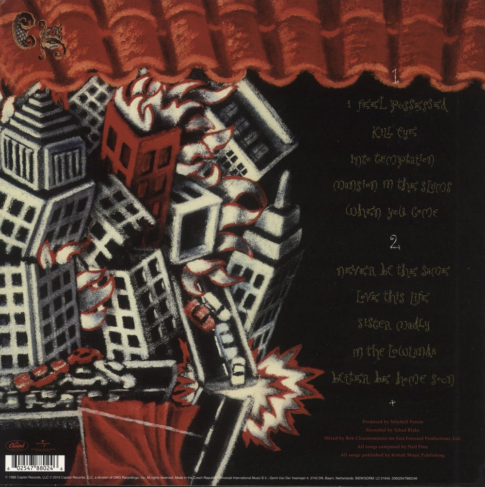 Crowded House Temple Of Low Men - 180 Gram Vinyl UK vinyl LP album (LP record) 602547880246