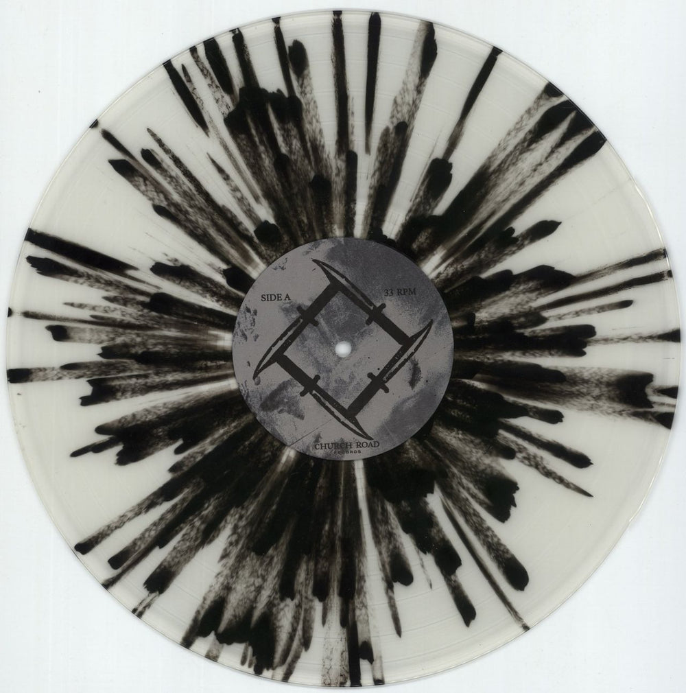 Cruelty There Is No God Where I Am - Clear With Black Splatter Vinyl UK vinyl LP album (LP record) 71ULPTH880219