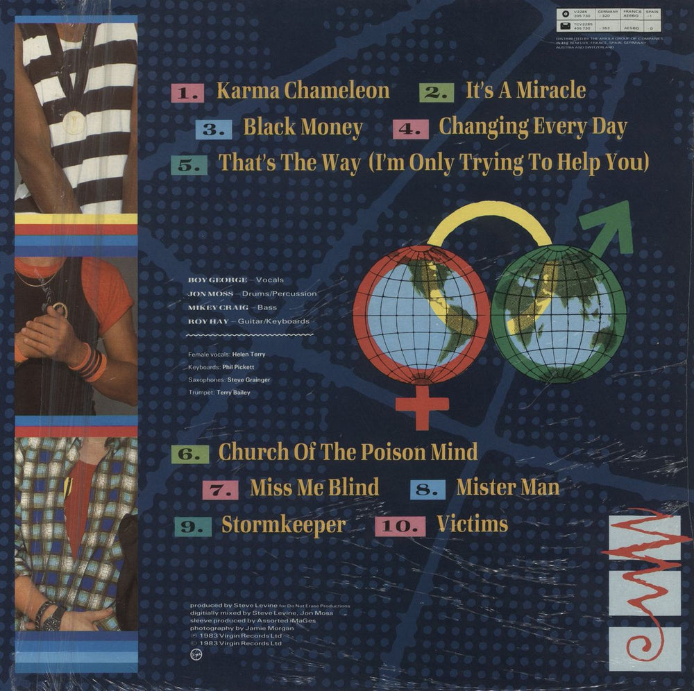 Culture Club Colour By Numbers - Shrink UK vinyl LP album (LP record)