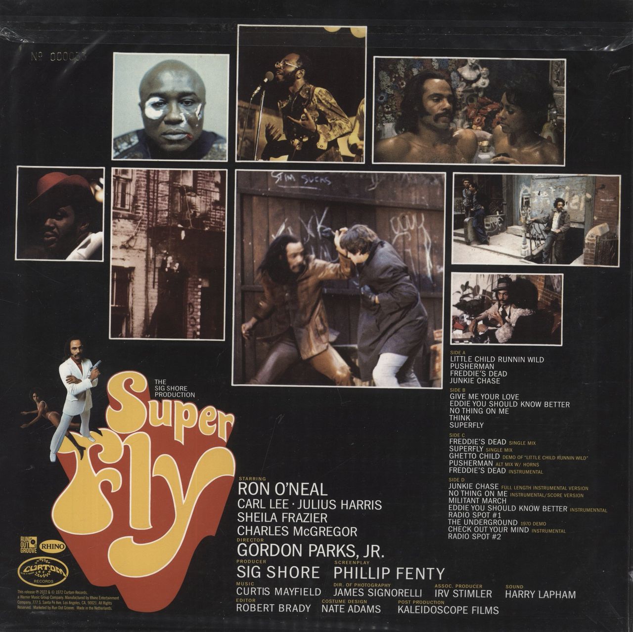 Curtis Mayfield Super Fly (The Original Motion Picture Soundtrack) US 2-LP vinyl record set (Double LP Album) 081227881511