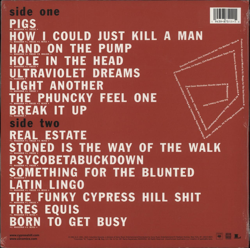 Cypress Hill Cypress Hill - Green Translucent Vinyl - Sealed UK vinyl LP album (LP record) 194398751115