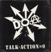 D.O.A. Talk - Action = 0 Canadian vinyl LP album (LP record) SDR-0088