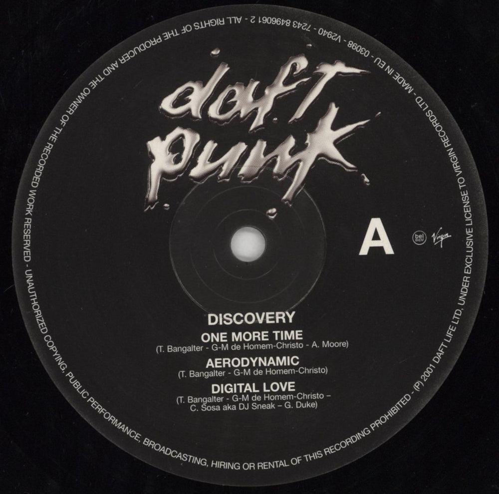 Daft Punk Discovery - 1st + Daft Card Insert UK 2-LP vinyl record set (Double LP Album) DFP2LDI743379