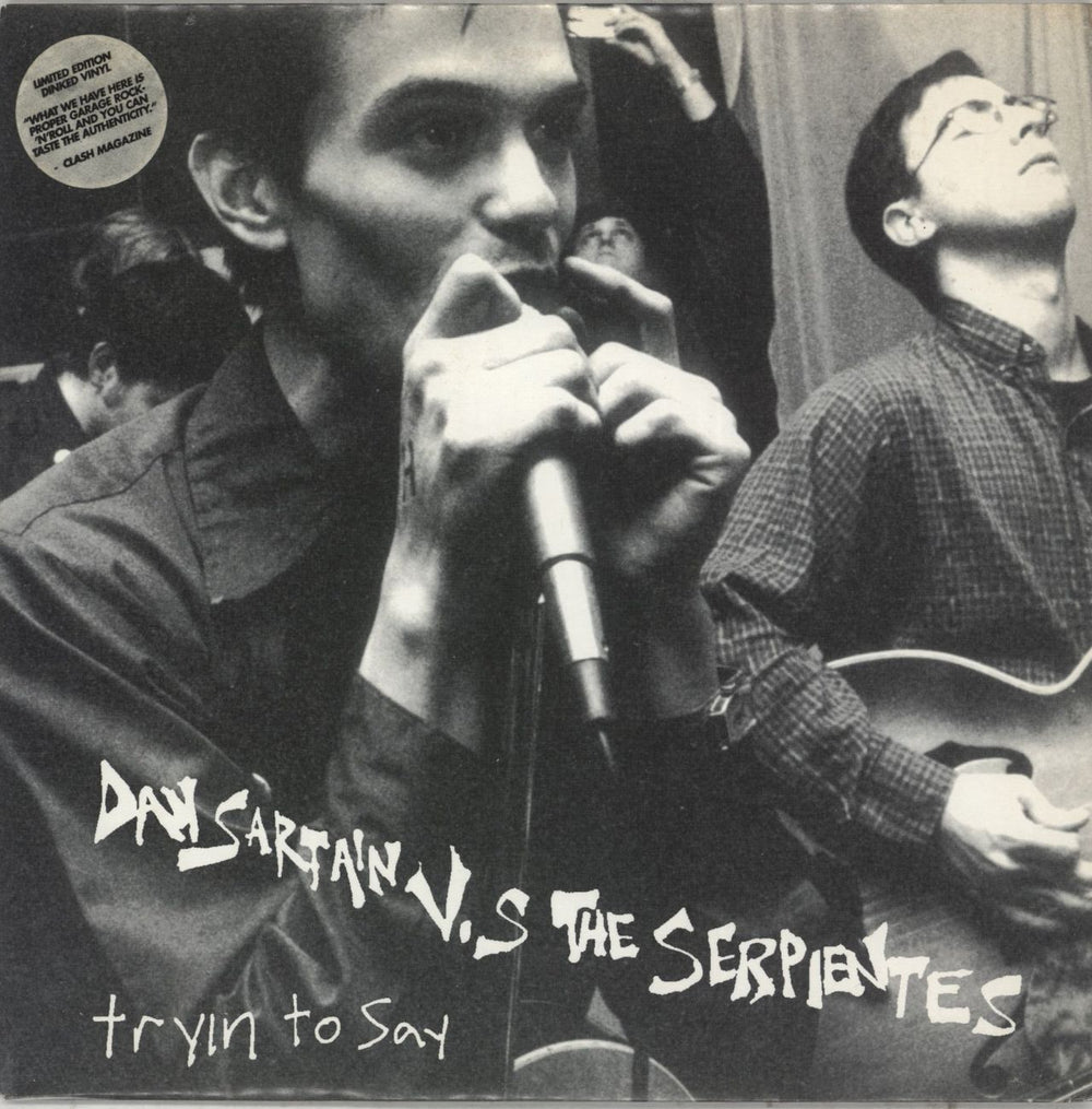 Dan Sartain Tryin To Say UK 7" vinyl single (7 inch record / 45) 708TP7