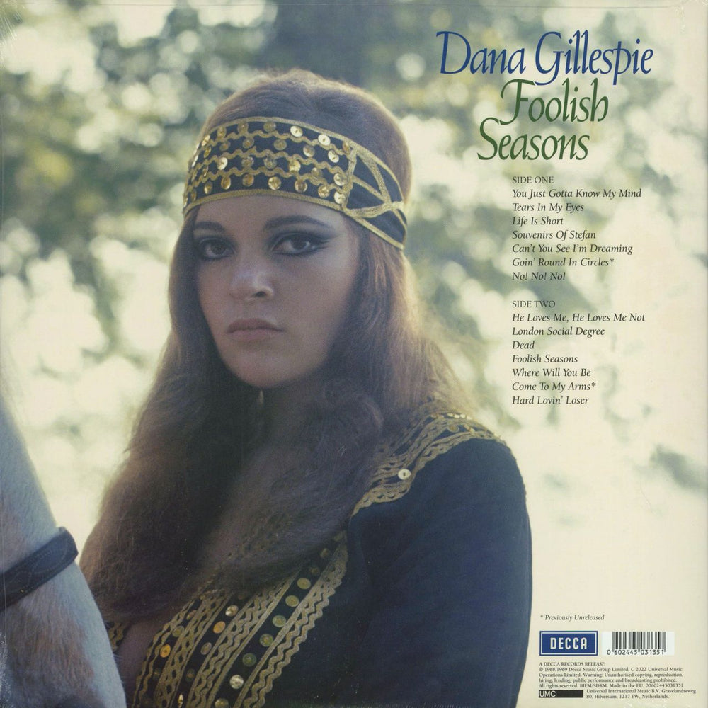 Dana Gillespie Foolish Seasons - RSD 2022 - Sealed UK vinyl LP album (LP record) PIELPFO788713