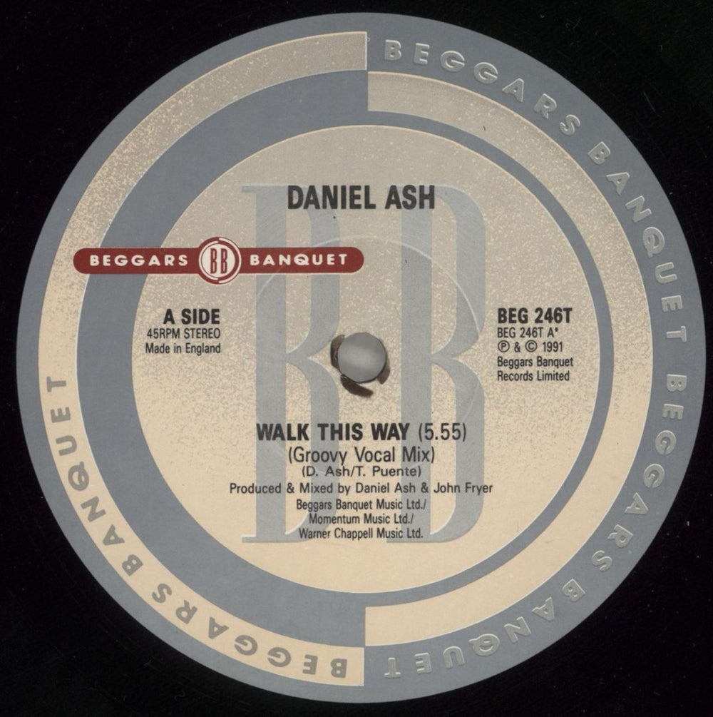 Daniel Ash Walk This Way UK 12" vinyl single (12 inch record / Maxi-single) ASH12WA130008