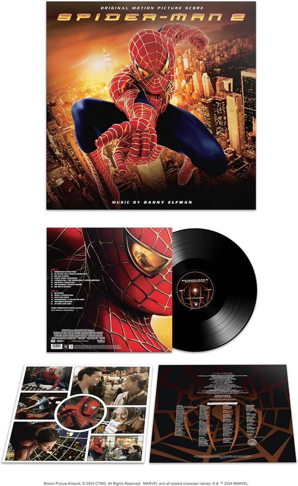 Danny Elfman Spider-Man 2 - 20th Anniversary First Time On Vinyl - Sealed UK vinyl LP album (LP record) 198028141017