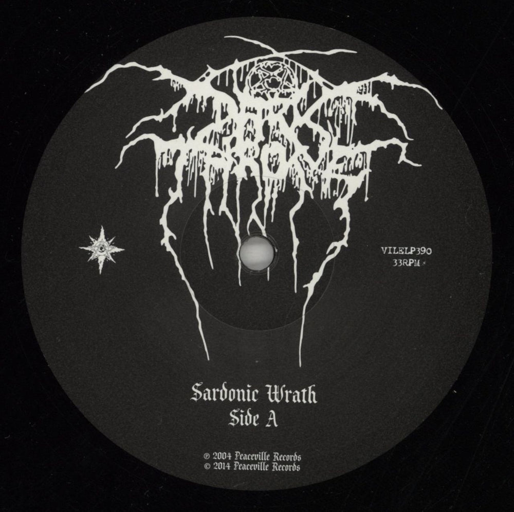 Darkthrone Sardonic Wrath UK vinyl LP album (LP record) H4RLPSA868082