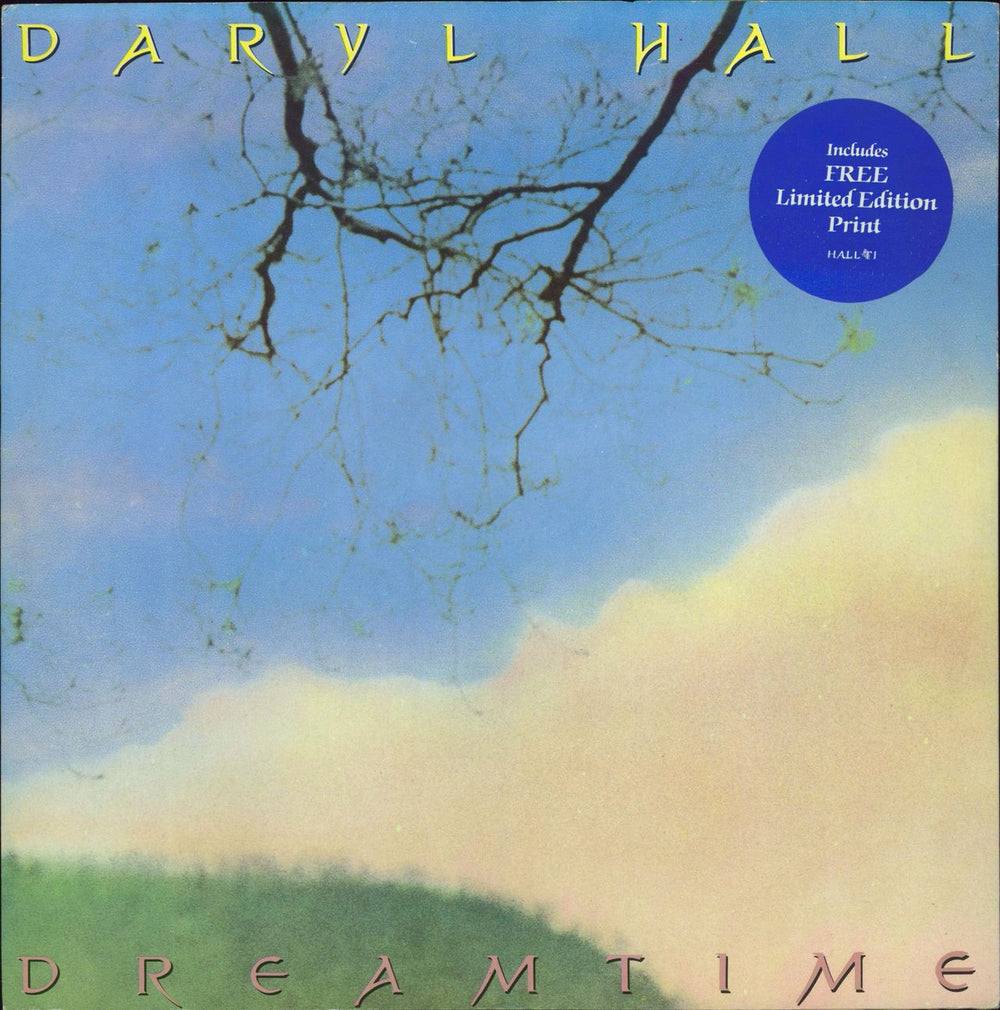 Daryl Hall Dreamtime + Print UK 12" vinyl single (12 inch record / Maxi-single) HALLT1