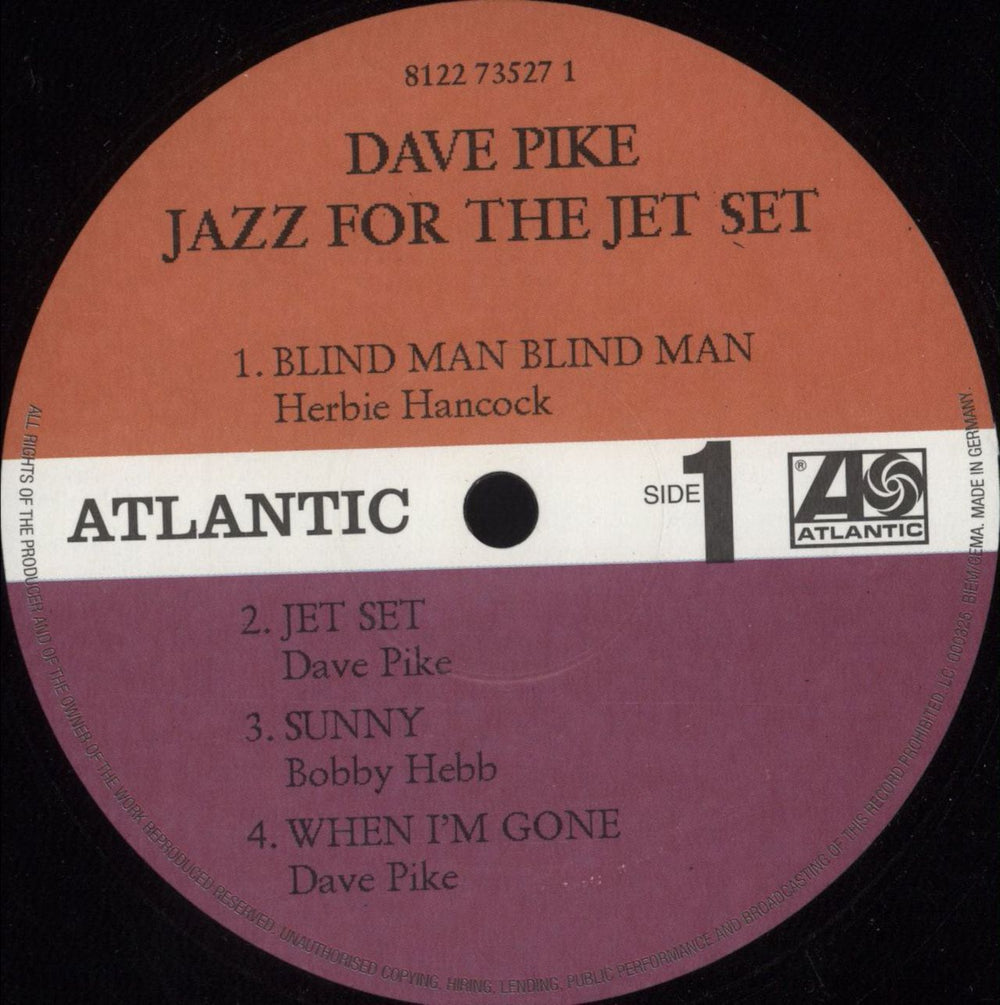 Dave Pike Jazz For The Jet Set UK vinyl LP album (LP record) DPKLPJA819079