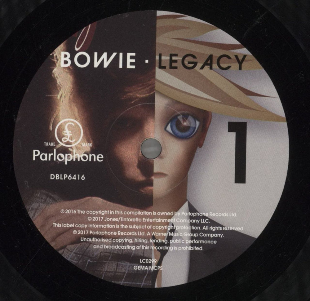 David Bowie Bowie Legacy - 180gm UK 2-LP vinyl record set (Double LP Album) BOW2LBO788495