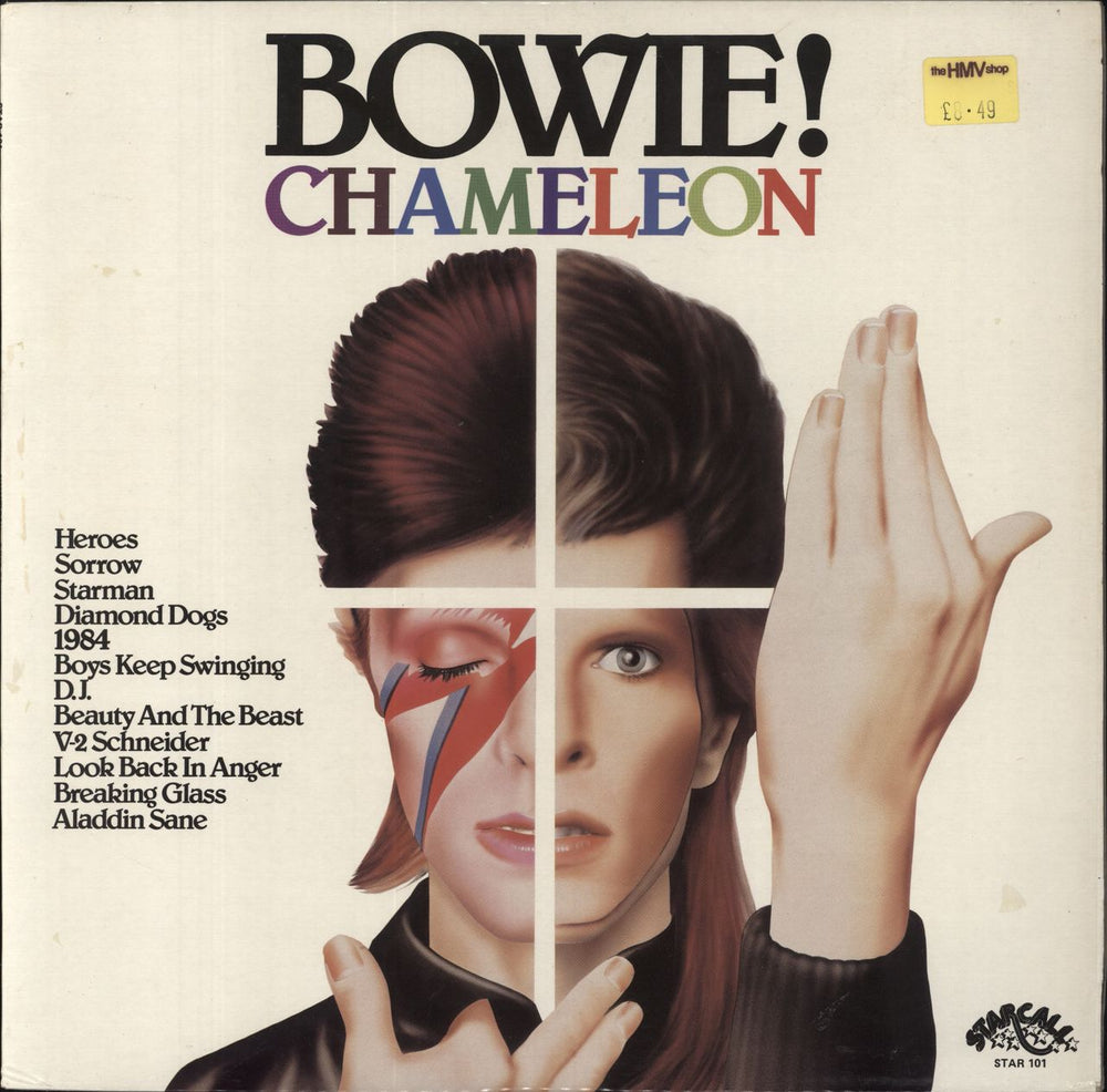 David Bowie Chameleon - Starcall label Australian vinyl LP album (LP record) STAR101