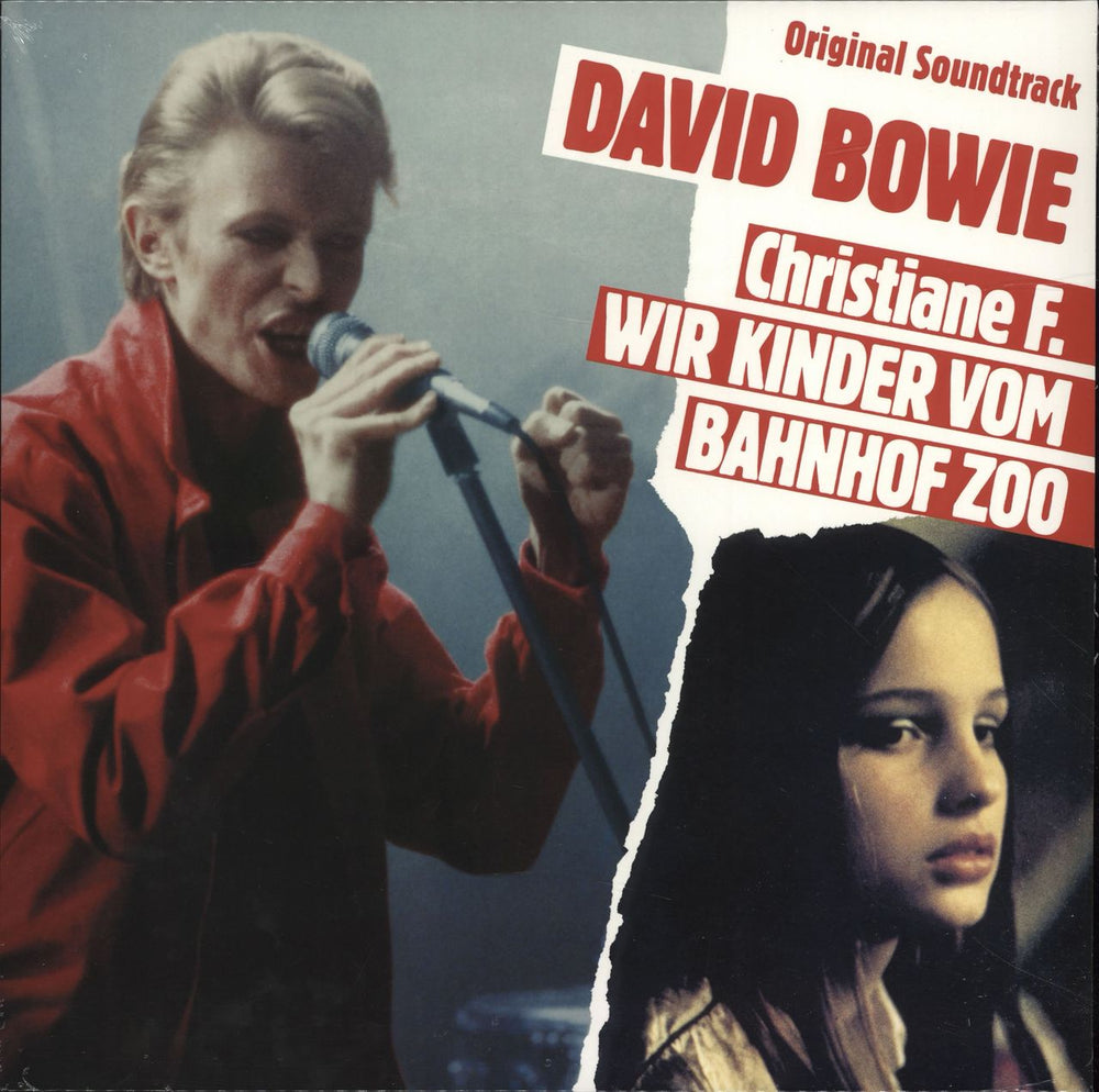 David Bowie Christiane F. Wir Kinder Vom Bahnof Zoo - Red Vinyl - Sealed UK vinyl LP album (LP record) DBCFLP2018