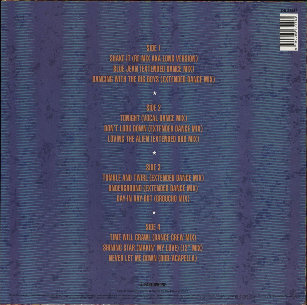 David Bowie Dance - Loving The Alien UK 2-LP vinyl record set (Double LP Album) 019025693527