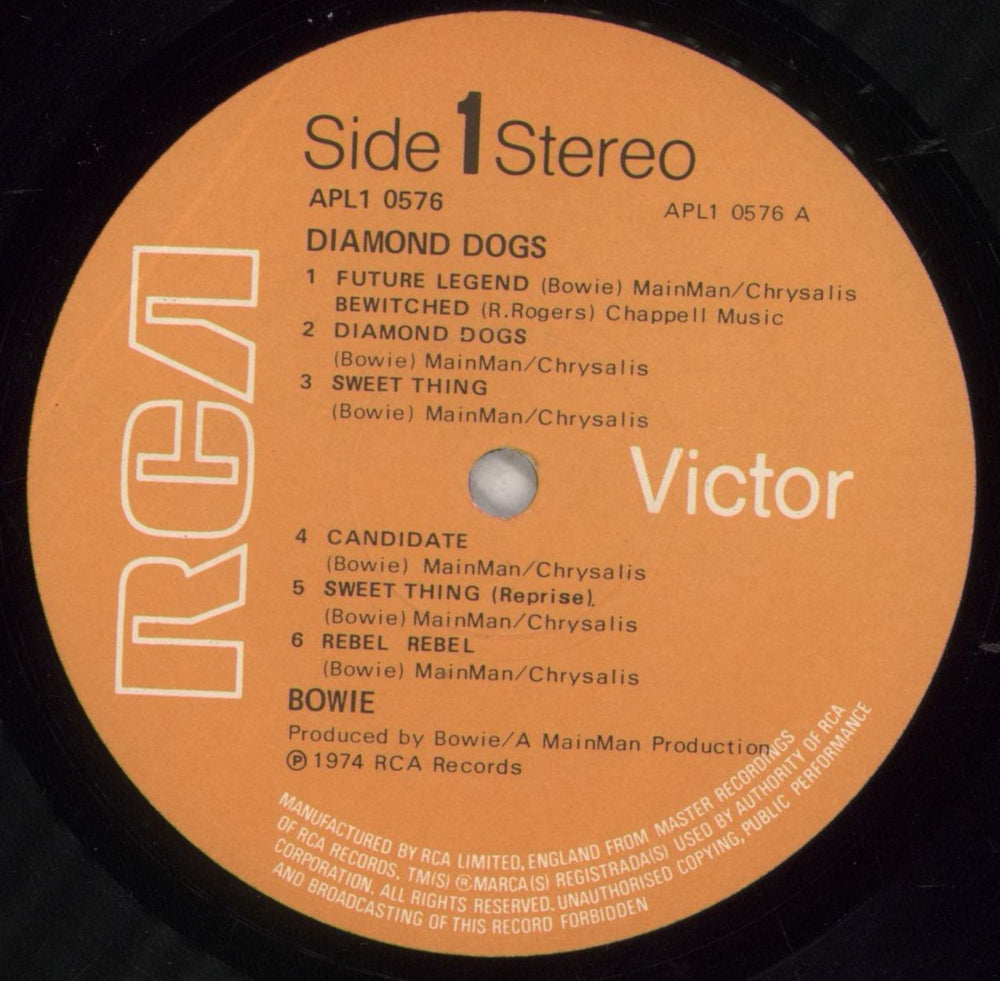 David Bowie Diamond Dogs - 2nd - Interpak - EX UK vinyl LP album (LP record) BOWLPDI805113