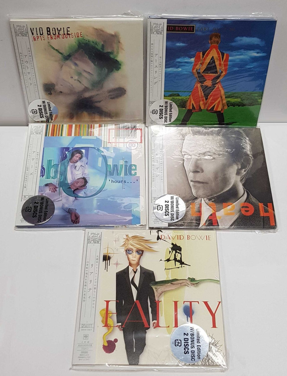 David Bowie Earthling - Box Set Japanese CD Album Box Set