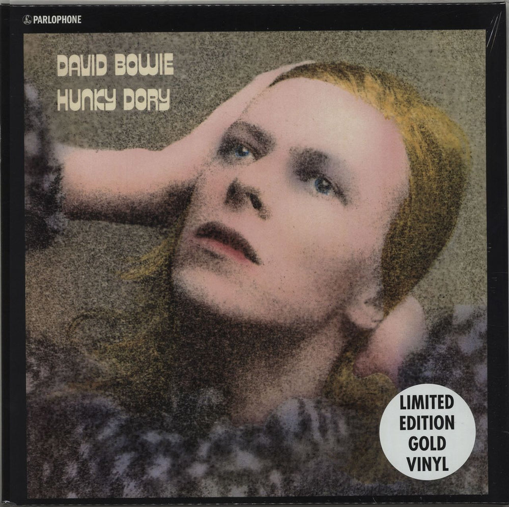 David Bowie Hunky Dory - Gold Vinyl - Sealed UK vinyl LP album (LP record) DB69733