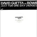 David Bowie Just For One Day (Heroes) UK Promo 12" vinyl single (12 inch record / Maxi-single) VISA008832