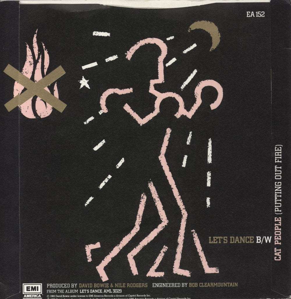 David Bowie Let's Dance - Solid UK 7" vinyl single (7 inch record / 45)