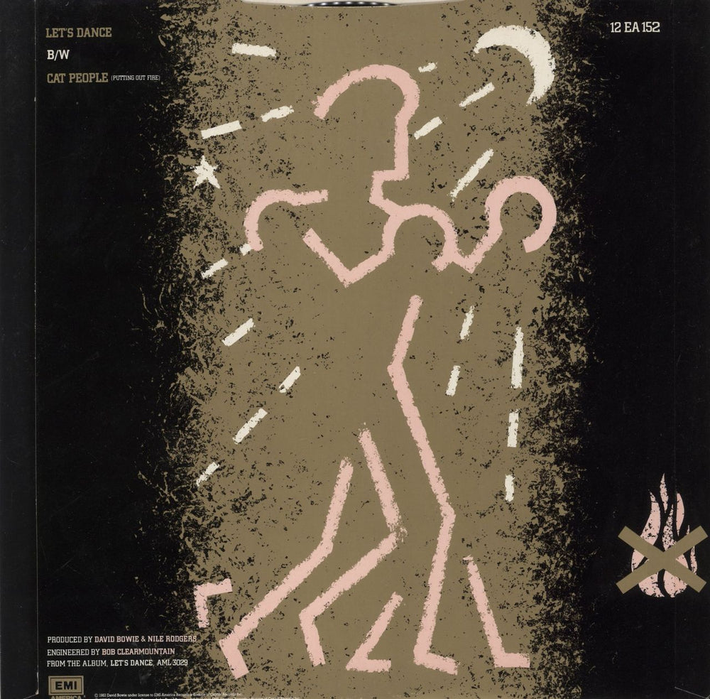 David Bowie Let's Dance UK 12" vinyl single (12 inch record / Maxi-single)