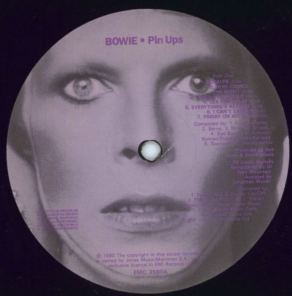 David Bowie Pin Ups UK vinyl LP album (LP record) BOWLPPI174641