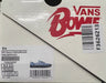 David Bowie Space Oddity VANS Era Sneakers - UK 8.0 | EUR 42 | USA 9.0 - With Box UK clothing 192825145520