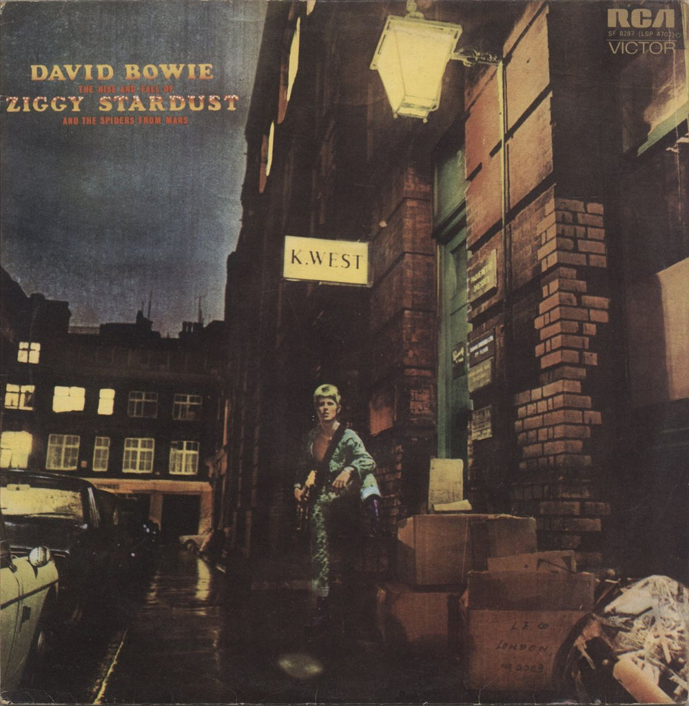 David Bowie The Rise And Fall Of Ziggy Stardust - 1st - VG UK vinyl LP album (LP record) SF8287