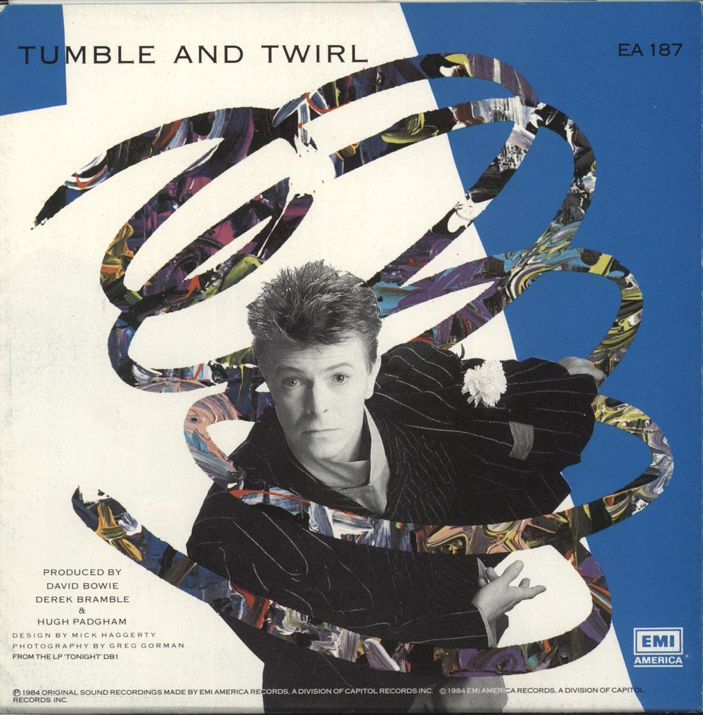 David Bowie Tonight - Poster Sleeve UK 7" vinyl single (7 inch record / 45)