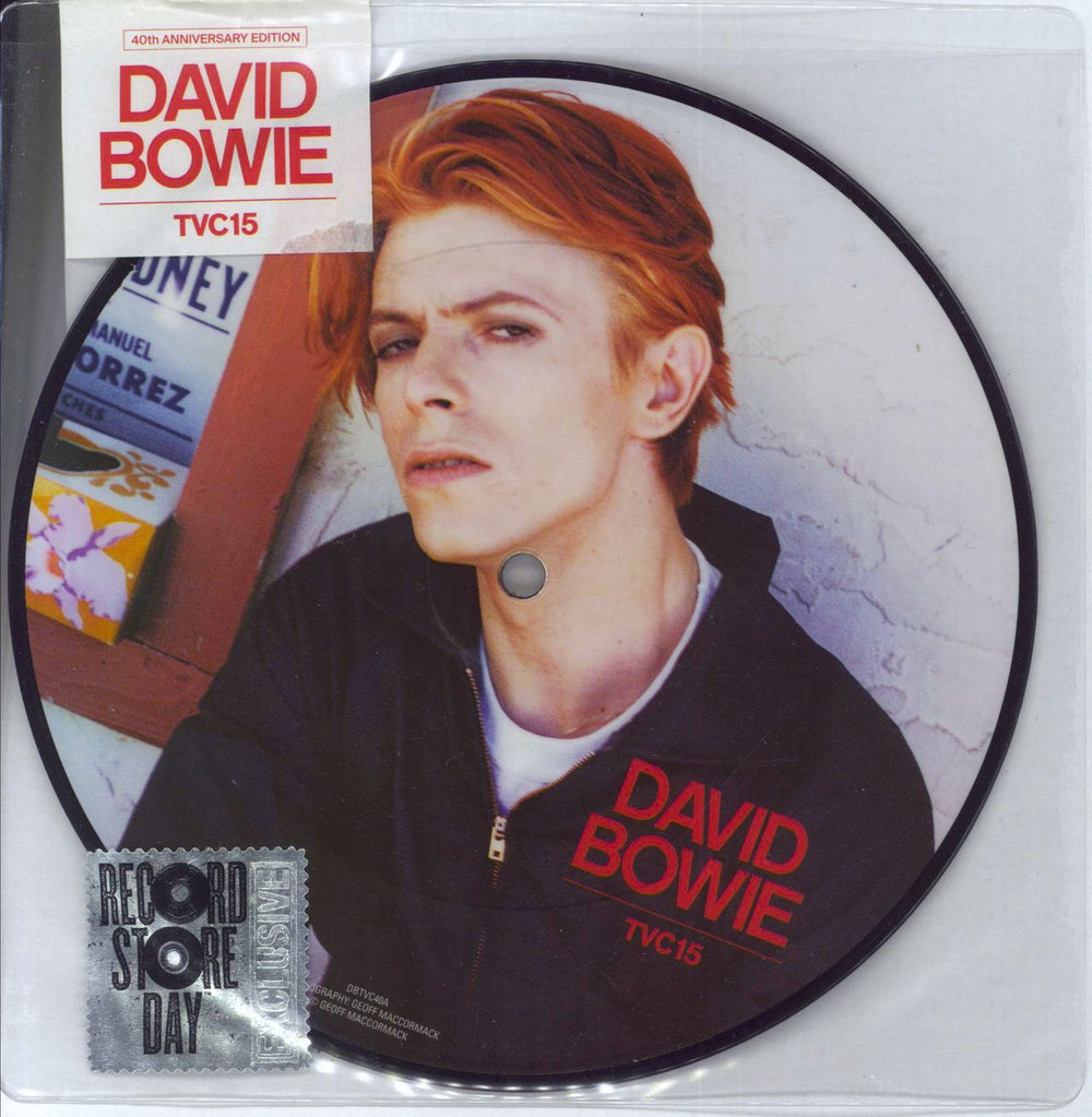 David Bowie TVC15 - RSD 16 UK 7" vinyl picture disc (7 inch picture disc single) DBTVC40