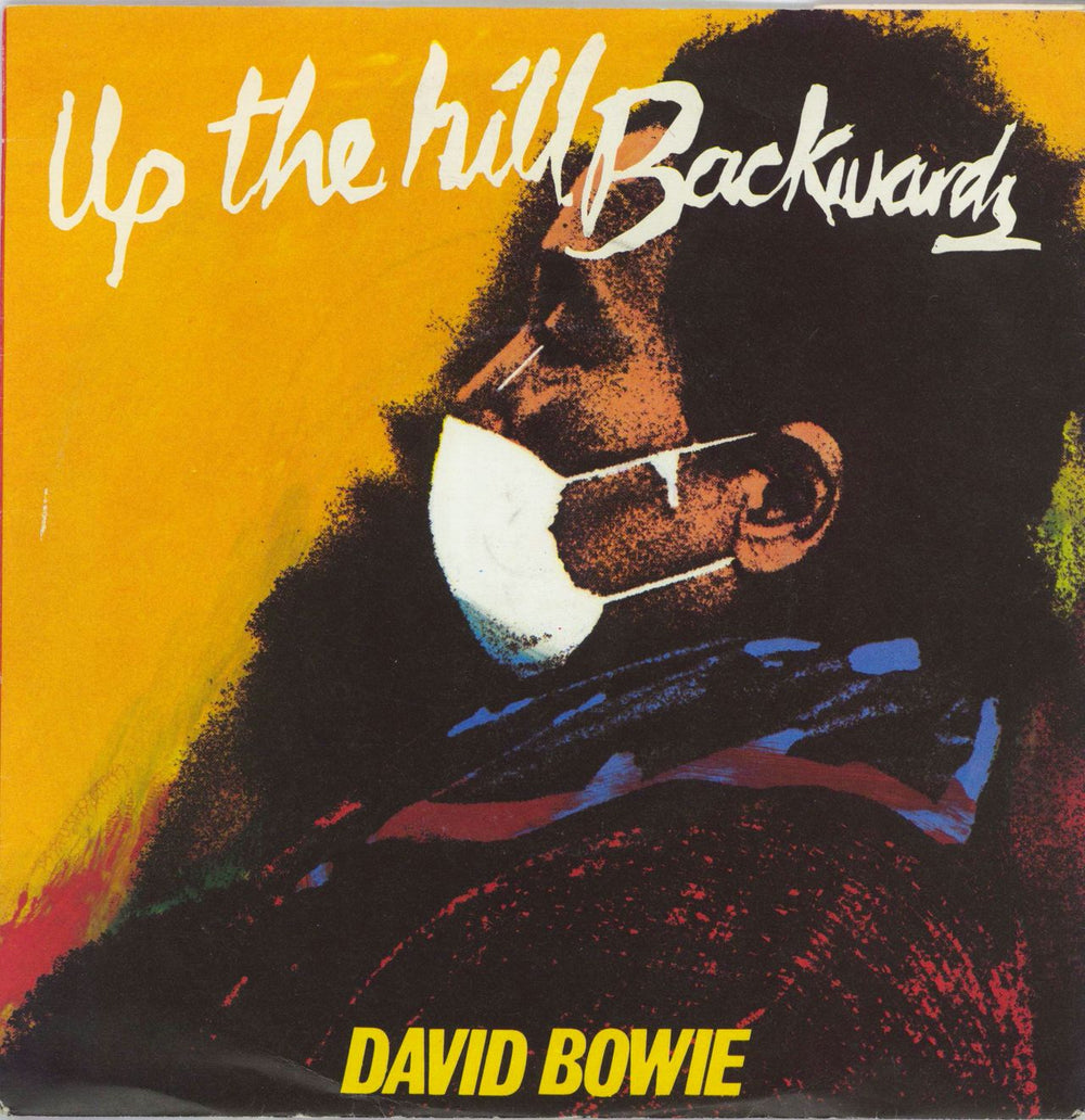 David Bowie Up The Hill Backwards - 4pr + p/s UK 7" vinyl single (7 inch record / 45) BOW9