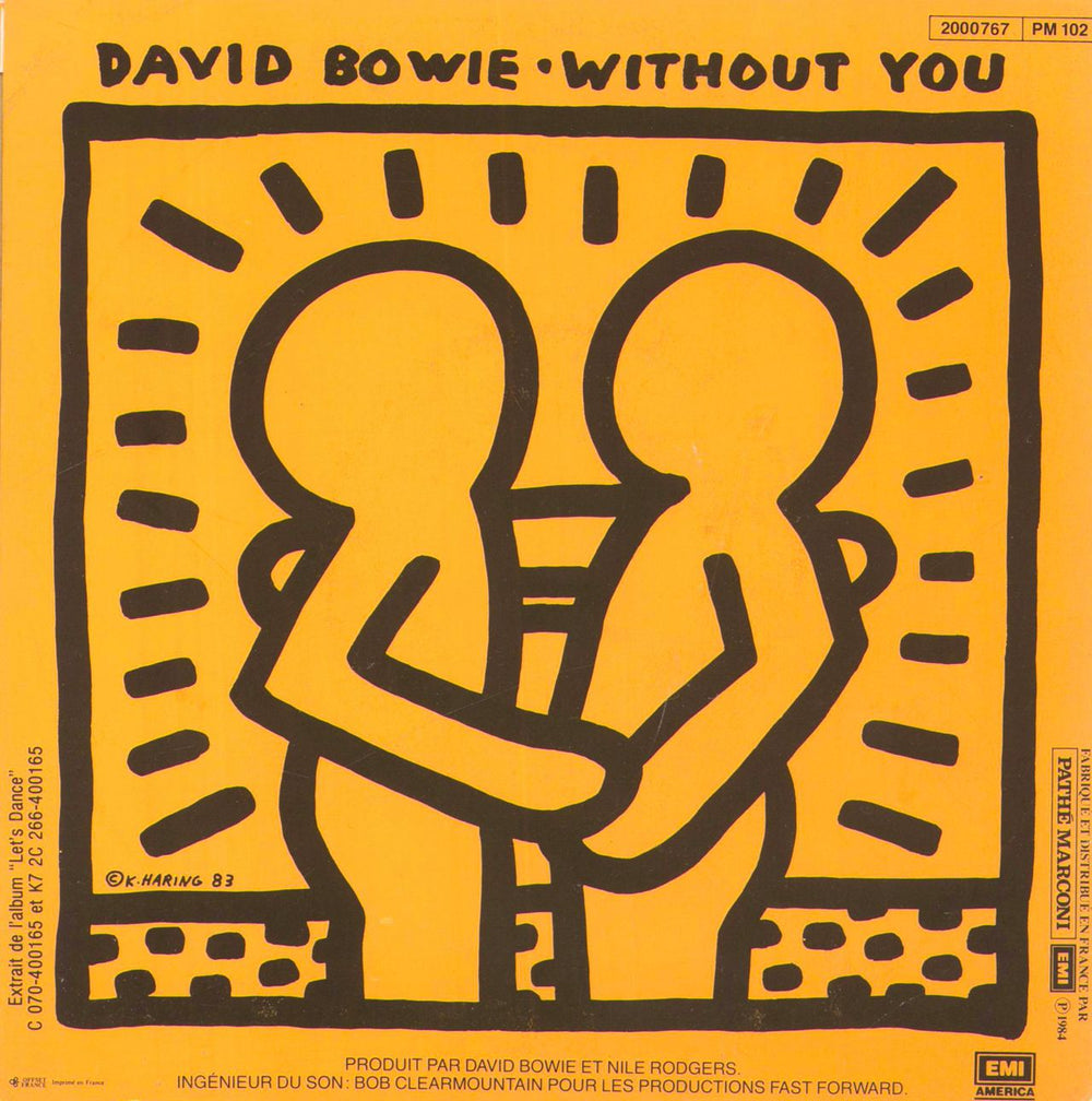 David Bowie Without You French 7" vinyl single (7 inch record / 45)