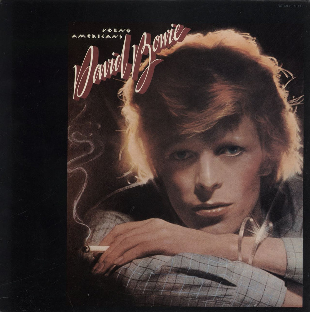 David Bowie Young Americans - Black Label UK vinyl LP album (LP record) RS1006