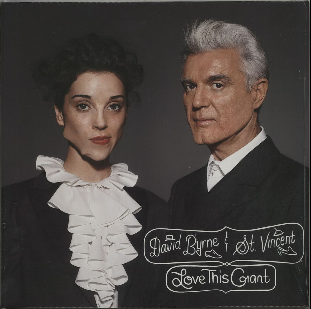 David Byrne Love This Giant + CD UK vinyl LP album (LP record) CAD3231