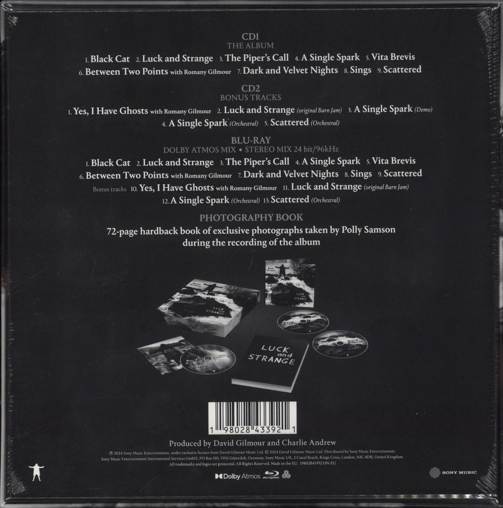 David Gilmour Luck And Strange - Deluxe CD & Blu-Ray Box - Sealed UK CD Album Box Set 198028046428