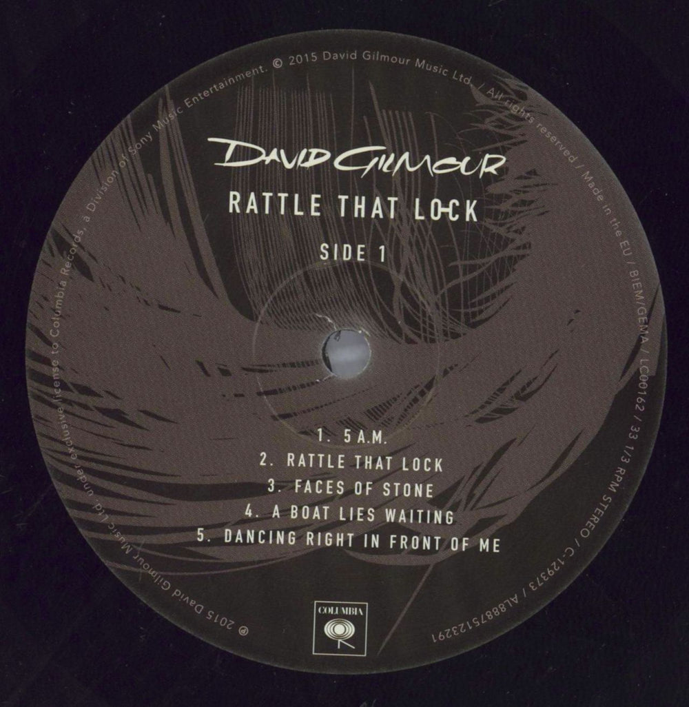 David Gilmour Rattle That Lock - Shrink UK vinyl LP album (LP record) DGLLPRA821012