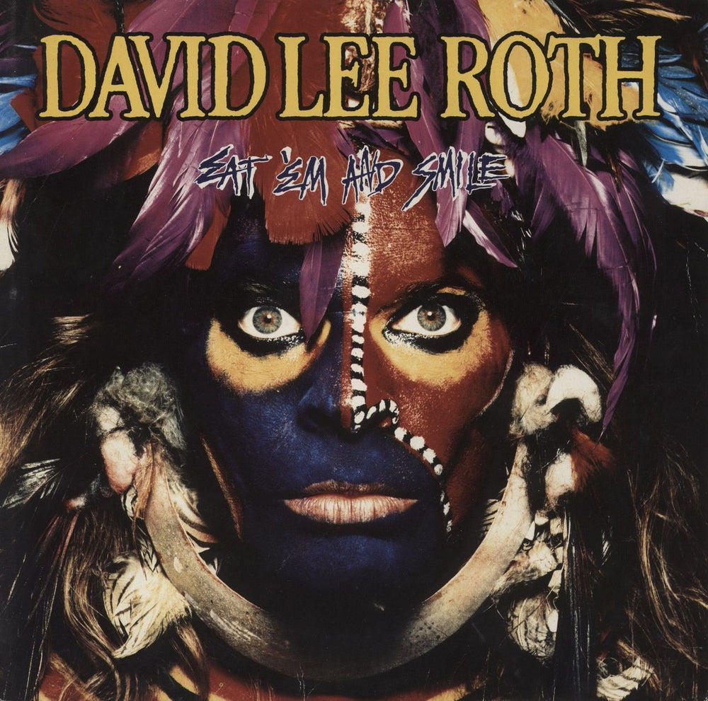 David Lee Roth Eat 'Em And Smile - EX German vinyl LP album (LP record) 925470-1