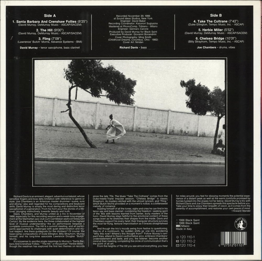 David Murray The Hill Italian vinyl LP album (LP record) 002731201101