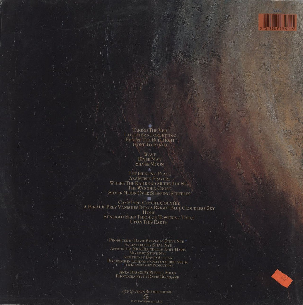 David Sylvian Gone To Earth - Sealed UK 2-LP vinyl record set (Double LP Album) 5012981239015