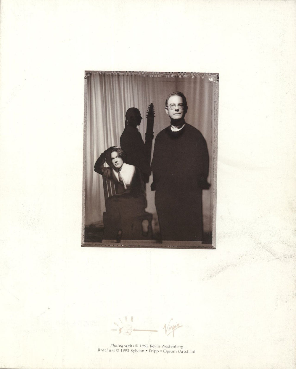 David Sylvian The First Day Italian tour programme