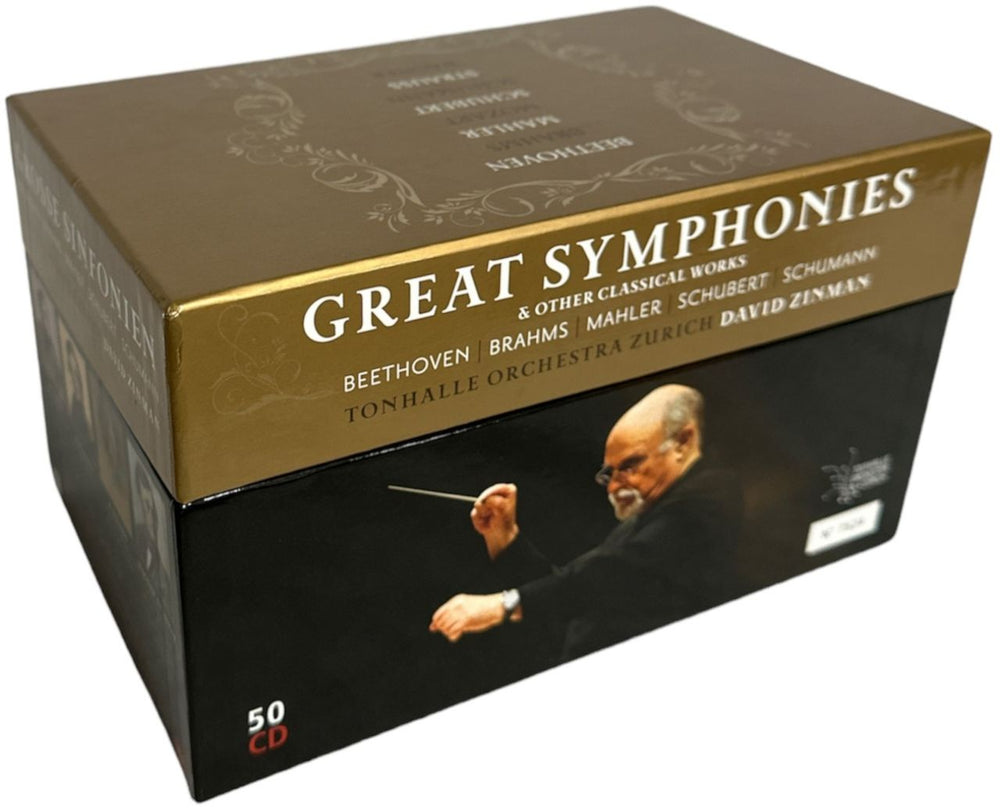 David Zinman Great Symphonies & Other Classical Works UK CD Album Box Set 888430272828