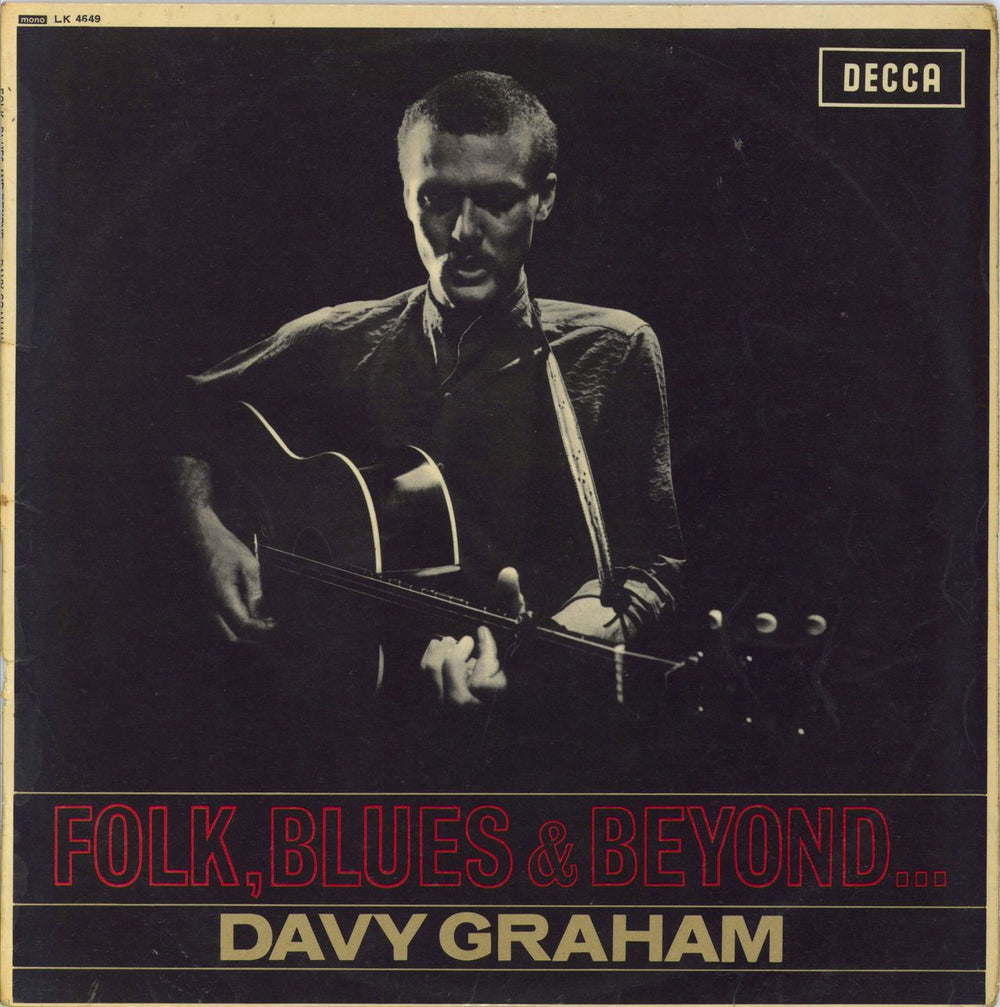 Davy Graham Folk, Blues & Beyond... - 1st - VG UK vinyl LP album (LP record) LK4649