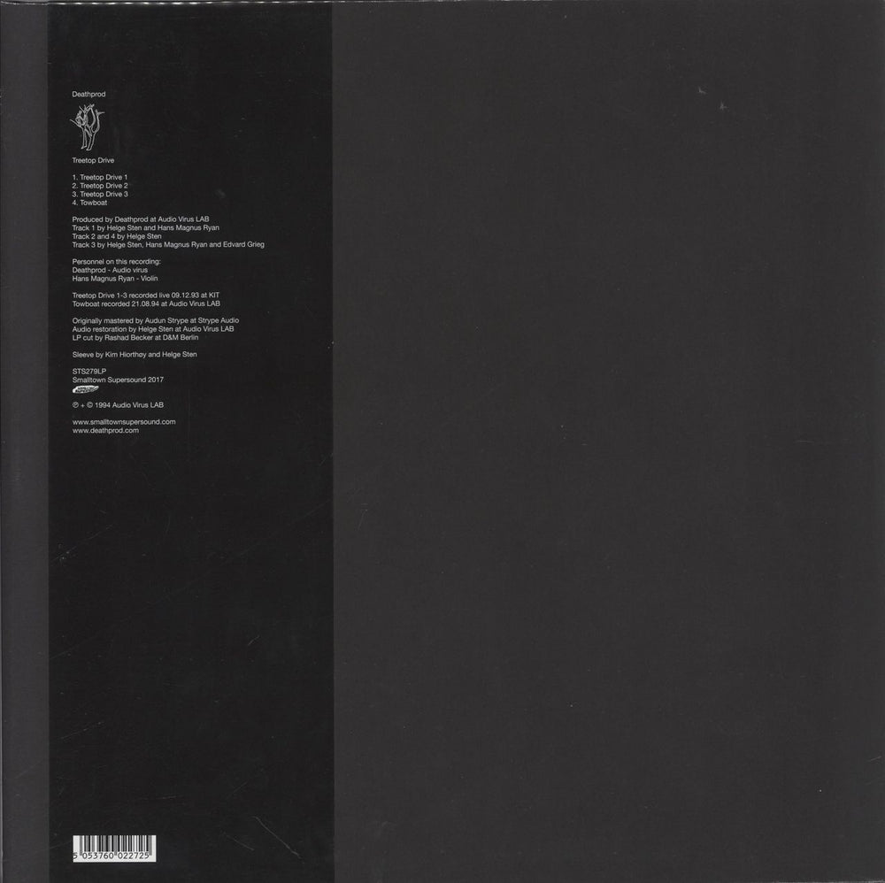 Deathprod Treetop Drive - 180gm Norwegian 2-LP vinyl record set (Double LP Album) STS279LP