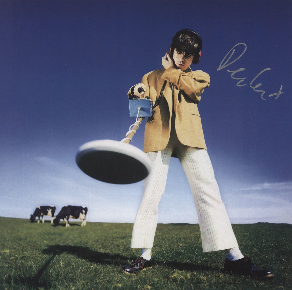 Declan McKenna What Happened To The Beach - Alternate Sleeve - Blue Vinyl + Autographed Print UK vinyl LP album (LP record)