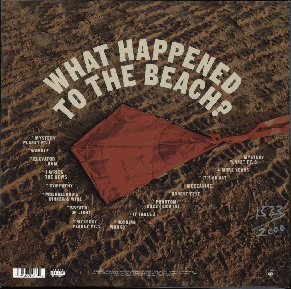 Declan McKenna What Happened To The Beach - Sand Sleeve - Blue & White Vinyl +  Flexi UK vinyl LP album (LP record) 196588457319
