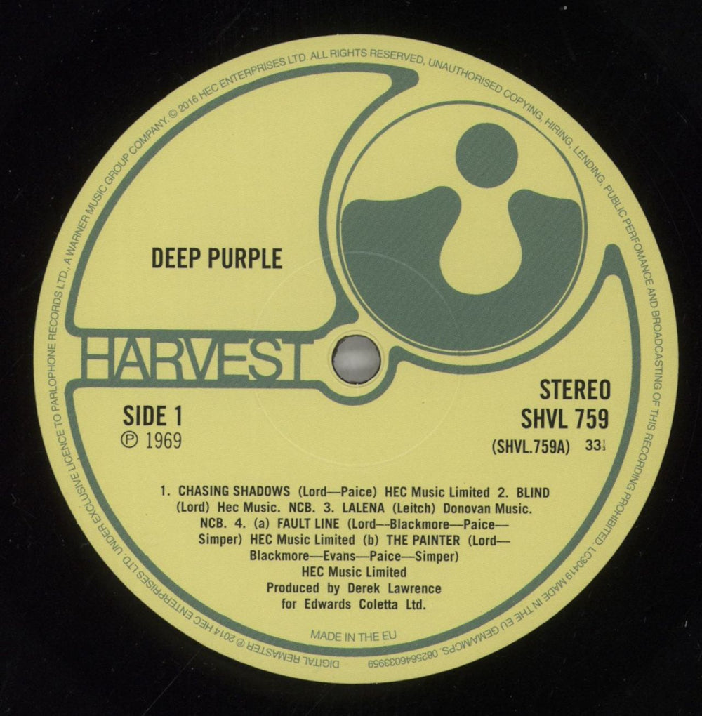 Deep Purple Deep Purple - 180gm Vinyl UK vinyl LP album (LP record) DEELPDE877641