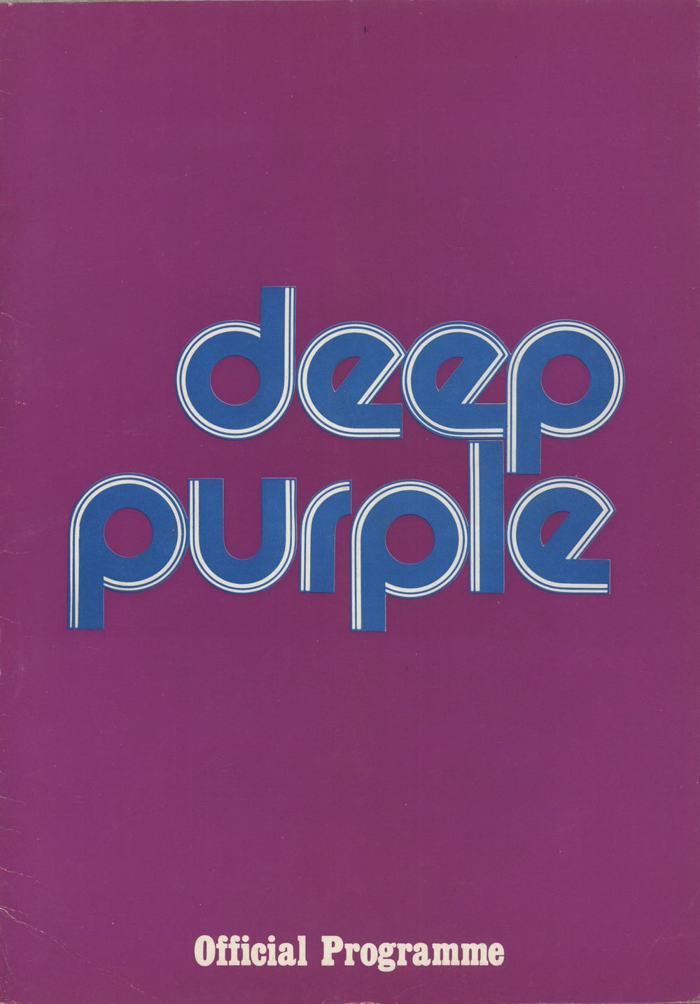 Deep Purple USA Tour 1976 US tour programme TOUR PROGRAMME