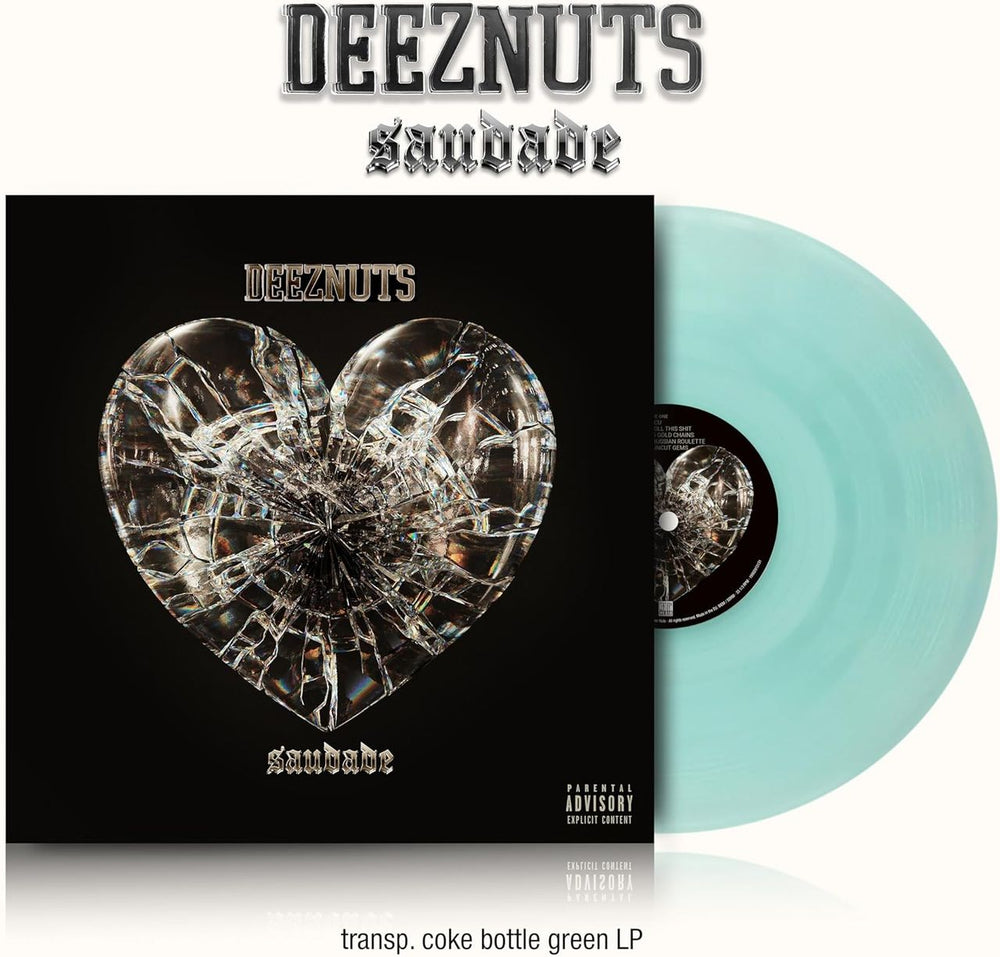 Deez Nuts Saudade - Coke Bottle Green Vinyl - Sealed UK vinyl LP album (LP record) 19802913131