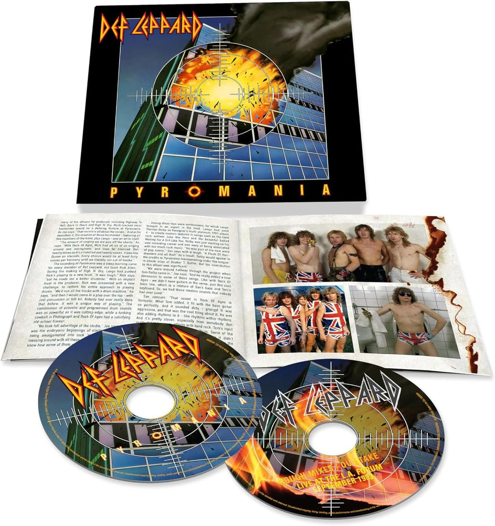 Def Leppard Pyromania: 40th Anniversary - Sealed UK 2 CD album set (Double CD) 5839892